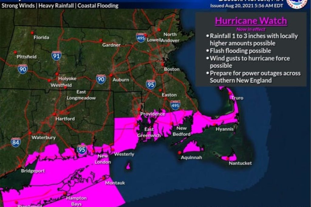 Henri expected to strengthen to hurricane, make landfall near Newport