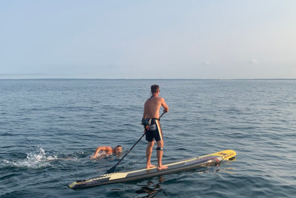 Rhode Island man to swim 19 miles from Block Island to Jamestown for charity